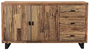 Antique vieux dormeur bois buffet fait à la main chemin de fer dormeur bois tiroirs armoire pour la maison salle à manger meubles - Product Image 2