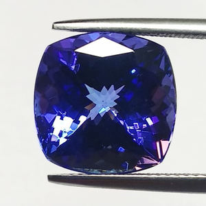 Tanzanite หิน10X10mm แฟเซ็ทสีฟ้าหินแทนซาไนต์ทรงหลวมปรับเทียบขนาดได้ตามต้องการ - Product Image 5