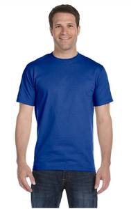 Hommes Jersey À manches Courtes 100% Coton Solide Hommes de T-Shirts Blanc t chemises pour la personnalisation - Product Image 2