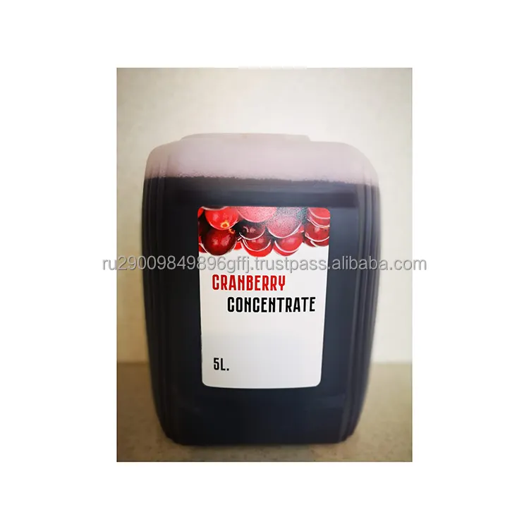 Konsentrat Cranberry Alami Tanpa Penggunaan Warna Buatan dan Pengawet Jus Cranberry