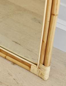 Miroir sur pied en rotin tressé fait main en gros, pleine longueur, corps entier, en provenance du Vietnam/ SISU/ RMA-008 - Product Image 4