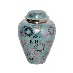 Attractive Design Funeral Supplies Adult Ashes Brass Metal <b>Memorial</b> <b>Keepsake</b> Cremation Urns Best Quality Adult Ashes Urns - Product Image 1