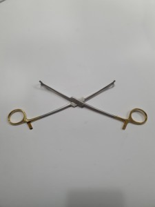 Collin TC Forceps 8 \ "Fuente de alimentación manual Material de acero Instrumentos quirúrgicos para orejas Ojos Nariz y garganta - Product Image 3