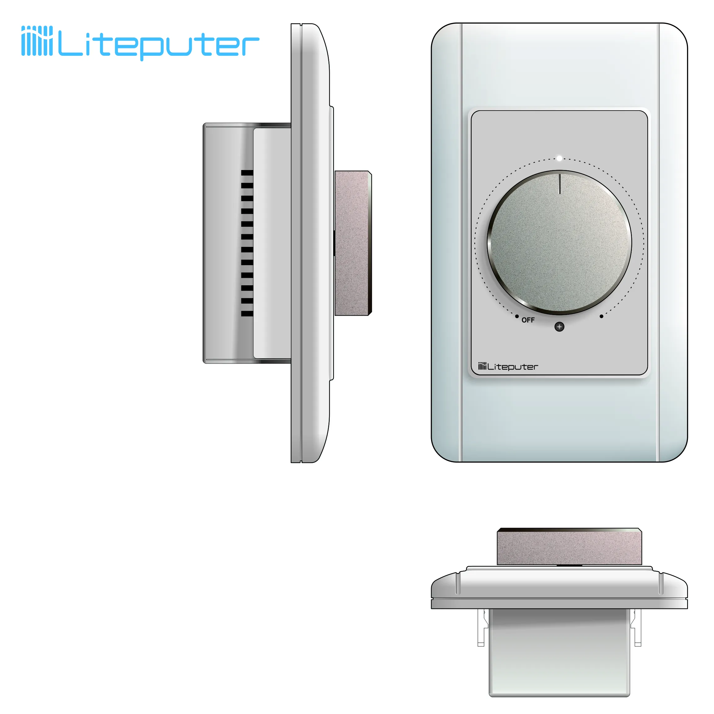 Dimmer Wall-mounted Dimmer Panel For LED Lighting Control