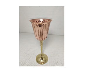 Copper Wine Glass Wholesale Glass <b>Goblets</b> - Product Image 3