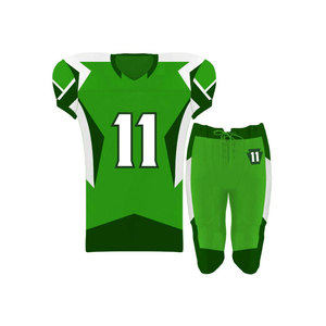 Nouveaux uniformes de football américain personnalisés pour hommes, maillots et shorts imprimés par sublimation, fournisseur en gros - Product Image 4