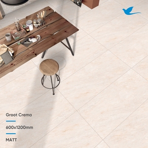 Baldosas de porcelana 60X120 Superficie mate Color marrón Hermoso diseño Baldosas de porcelana marrón 600x1200 DE LA India - Product Image 2