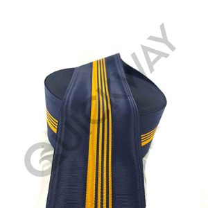 Rubans de cérémonie de haute qualité pour diverses célébrations ruban de médaille de couleur vert bleu et jaune personnalisé - Product Image 6