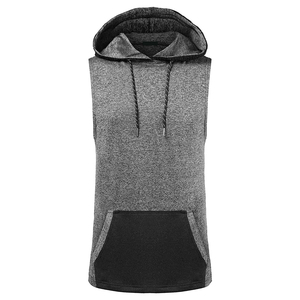 Sweat-shirt de sport personnalisé, coupe Slim, décontracté, Sublimation, vente en gros, uni, sans manches - Product Image 1