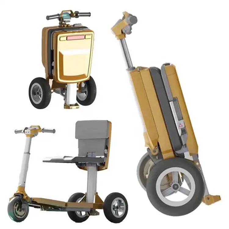 2023 nouveau Scooter de mobilité électrique moyen 36V 350W à 3 roues pour adulte, cyclomoteur de mobilité pour handicapés ou handicapés