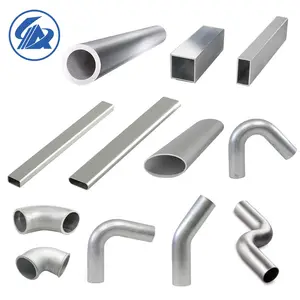 Bend application square shape oval octagon Pipe Closet Rod Bending CNC aluminium tubes