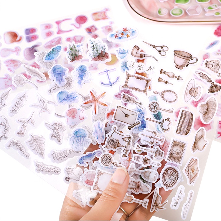 Custom Printing Full Color Reusable Happy Planner Children Sticker Book Kids Digital Printing Custom Size Paper & Paperboard PVC