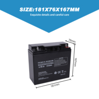 Batterie au plomb, 12V, 20ah, livraison gratuite