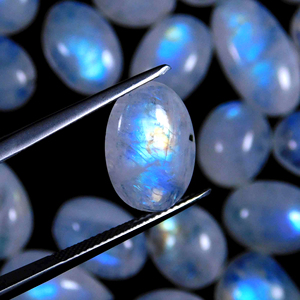 Pierre de lune comptoir cabochon pêche pierre de lune palmier ambre cabochon 6mm pierre de lune lunette manchette lien cabochons pierres précieuses naturelles - Product Image 5