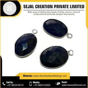 Conectores de piedras preciosas con bisel de Plata de Ley 925 de estilo vintage, hallazgos de joyería chapados con patrones redondos, tamaños de 3mm y 5mm - Product Image 3