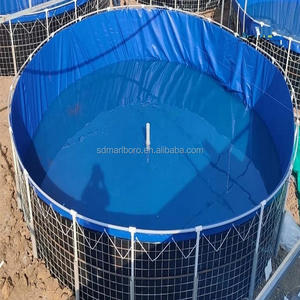 Revestimiento de Tanque de Piscina de PVC HDPE Azul Negro Impermeable, Geomembrana para Cultivo de Camarones y Peces, Suministro de Tanques de Biofloc, Precio Bajo - Product Image 2