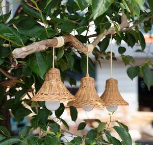 Lampes décoratives en rotin naturel, en bambou et osier, 17 pièces, meilleure vente sur Amazon - Product Image 4