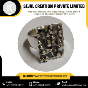 Nuevos anillos tribales de plata esterlina 925 de moda con ajuste de barra para boda y Aniversario - Product Image 3