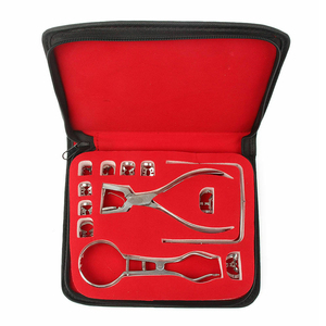 Juego de 18 piezas de kit de dique dental de caucho, pinzas Brinker, retractores de tejido, marcos de acero inoxidable - Fabricado en Pakistán por LA ELAHI - Product Image 4