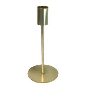 Bougie Pilier avec Base Ronde En Métal Bougeoir En Fer De Haute Qualité Décoration De Mariage Bougeoir Décor À La Maison De Table Pilier - Product Image 1