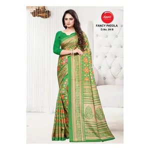 Patola Silk Saree For Festival Wedding And Party Wear At Export Price From Indian Supplier