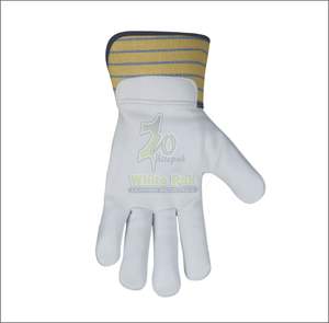 Unisex XL Size Cowhide Leather Safety Gloves Breathable Industrial Construction Latex Anti-Slip Feature for <b>Hand</b> <b>Arm</b> <b>Protection</b> - Product Image 4