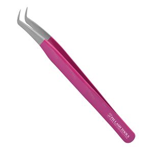 Russian Volume Eyelash Extension Tweezer Tip Satin & Maroon Private, Tweezer for Eyelashes Private Label - Product Image 3