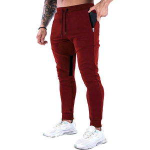 New Design <b>Jogger</b> Pants Workout Gym Sweat Trouser Side Zipper Pockets <b>Slim</b> Fit 100%Cotton Trousers for Man Wholesale Price 2026 - Product Image 1