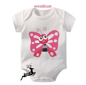 ऑनलाइन शॉपिंग शिशु उत्पादों तिरुपुर फैक्टरी प्रत्यक्ष बिक्री के लिए OEM/ ODM नवजात शिशु बच्चे बच्चों के कपड़े बच्चे बांस कपास romper
