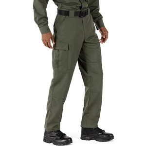 Pantalones tácticos de combate de cintura alta para hombre, ropa de trabajo de invierno de pana de alta calidad, patrón recto, botón, cierre de mosca, ligero - Product Image 2