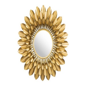 Espejo de pared de girasol moderno elegante para el hogar, colgante de pared de diseño contemporáneo personalizado para decoración para sala de estar, precio al por mayor - Product Image 3