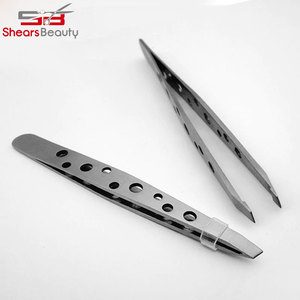 Pinzas para cejas de acero inoxidable profesionales personalizadas de alta calidad con punta puntiaguda - Product Image 3