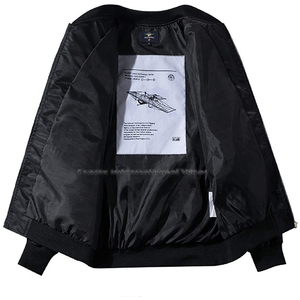 Customized <b>Men's</b> Winter Bomber <b>Jacket</b> Windbreaker Waterproof Breathable Casual Washed - Product Image 5