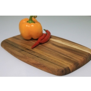 Nouvelle planche à découper en bois d'acacia massif et bambou du Vietnam Planche à découper de qualité avec poignée pour la cuisine - Product Image 1