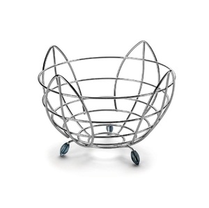 Panier de rangement pour fruits et légumes pour le dîner décor de table qualité supérieure panier de fruits en métal décoratif incurvé à la main en fil de fer - Product Image 1