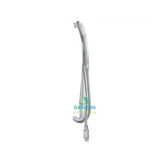 Retractor Sigmoidal BAUER con Fibra Óptica, Gancho Izquierdo - Retractor Oral, Instrumento Quirúrgico Manual para Uso Hospitalario/Clínico - Product Image 1