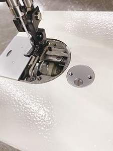 Nouveau Jukis <span class=keywords><strong>DU</strong></span>-1481-7 à entraînement Direct, 1 aiguille, Point Noué Machine avec Crochet à Double capacité et Coupe-Fil Automatique - Product Image 4