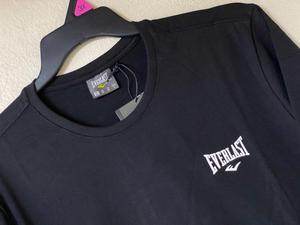 Vêtements de marque en stock, lot de vêtements pour hommes, t-shirts décontractés à manches courtes et col rond en coton, teints en pièce, écologiques, pour l'été - Product Image 2