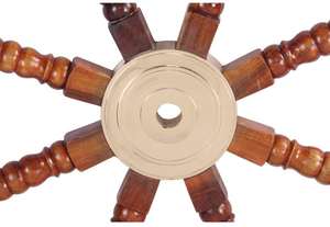 36" Wooden <b>Ship</b> <b>Wheel</b> ~ Collectible Nautical <b>Ship</b> <b>Wheel</b> ~ Classic Home Decorative Wall Gift Item - Product Image 2