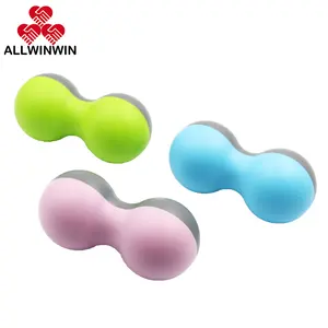 ALLWINWIN PMB02 בוטנים עיסוי כדור-14cm Bicolor TPR חלק כפול