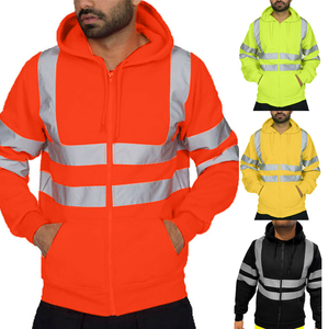 Sweat-shirt à capuche haute visibilité pour sécurité, de travail, réfléchissant, nouveau Design, classe 3, à capuche haute visibilité - Product Image 2