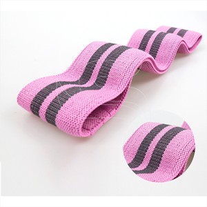 Bandas de resistencia Tela de algodón Fitness Loop Circle para fuerza y empuje de cadera Bandas con alta calidad - Product Image 6