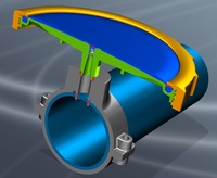 Aérateur de diffuseur d'air à disque à membrane de 9 "pour le traitement des eaux usées, bulle d'air fine à haute teneur en oxygène