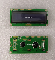 Usine lcd 1602 matrice de points COB bleu/noir/rouge/vert écran i2c 16X2 caractère numérique FSTN/FTN monochrome MPU tft lcd module
