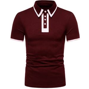 Camiseta de polo de golf para hombre con logotipo personalizado 2022 algodón, venta al por mayor, camiseta informal de manga corta de talla grande con estampado de ajuste extragrande 100% - Product Image 5