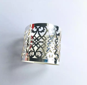 Laser Cutting Lace Flower <b>Paper</b> Napkin Ring Wedding Decoration Party - Product Image 1