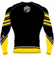 OEM Imprimé Personnalisé Sublimé Jiu Jitsu MMA BJJ Sport Rash Guard avec Manches Longues