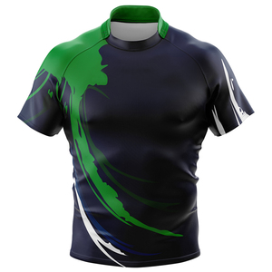 Camiseta de Rugby para hombre, nuevo diseño con tu propio estilo, estampado sublimado, talla grande, transpirable, barato, el mejor precio - Product Image 1