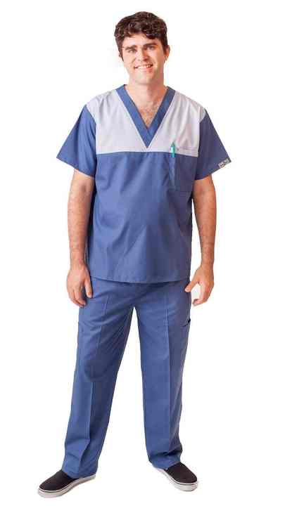 High Quality Half Sleeve Scrubs for Women and Men V Neck Hospital Uniform Medical Suits Cotton Sets