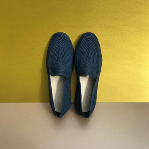 Men Blue Loafers Handmade Creations - Product Image 1